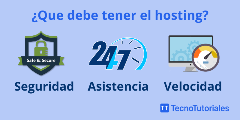 características de un buen hosting web